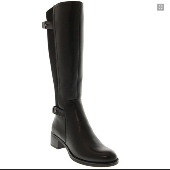 Franco Sarto Shoes - Franco Sarto Cider tall leather Riding Boot black